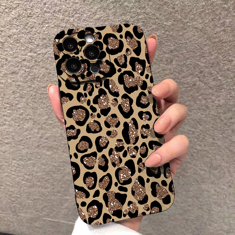 Samsung Galaxy A55 - Cover per Telefono con Stampa Leopardata